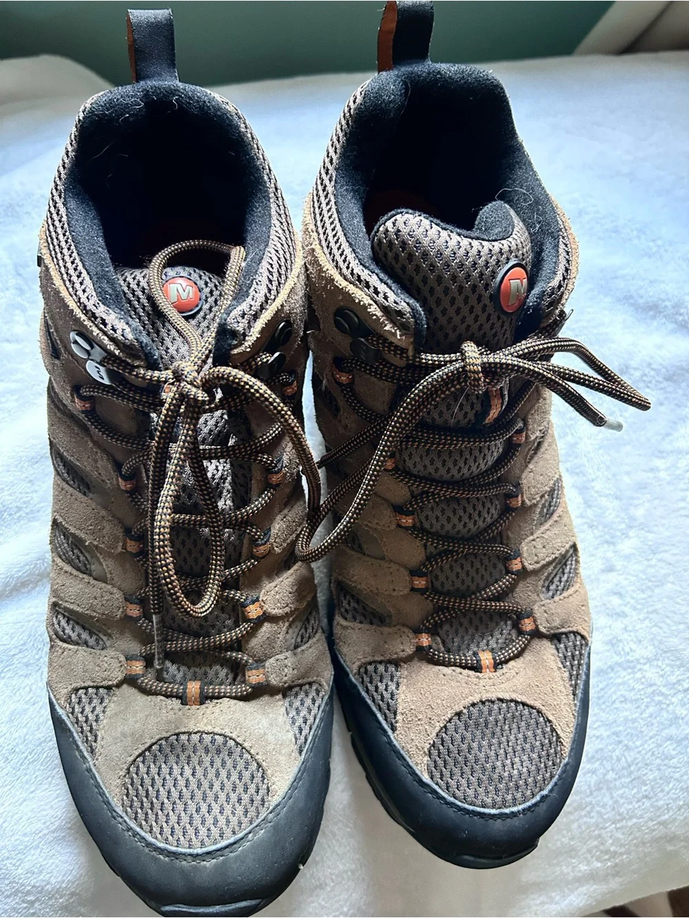 Merrell Men's Brown and Black Hiking Boots